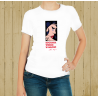 T-shirt damski - KOCHANIE WIERZĘ W MIŁOŚĆ + pocztówka z autografem