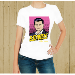 T-shirt damski - ZENEK KOMIX + pocztówka z autografem